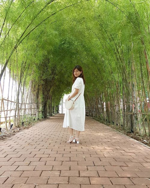 Hidden gem in Gading Serpong ❤ Belum pernah ke Bamboo Forest of Arashiyama, jadi ke bamboo path @ssqpark okelah ya 😂
.
Btw ada yang bikin kaget di sana. Mau tau apa? Cek pict ke-2 yah 😝
.
📸: @monicawi28
.
.
#Bamboo #BambooPath #ScientiaSquarePark #ClozetteID #Blessed