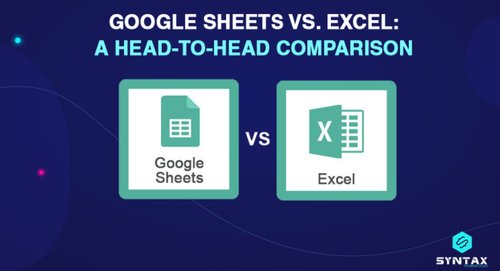 Since its introduction, Excel has long been the undisputed market leader in spreadsheets, but Google Sheets is the new kid on the block and has given this seasoned pro fierce competition. Naturally, the debate between Google Sheets vs. Excel is a hot one. A comparison of Excel versus Google Sheets goes deeper than merely determining which tool is superior. It also aids in developing a better grasp of each tool's unique capabilities.
https://www.syntaxtechs.com/blog/google-sheets-vs-excel-a-head-to-head-comparison