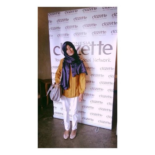 Im here and im having fun at clozetters meetup because i can meet one of my fav. Traveler @swankytraveler  @clozetteID  #clozetteid