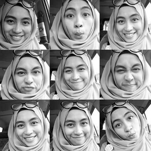 Me in black and white.
#Hijabers #hijaber #hijab #clozetteID #clozettegirl #clozette.