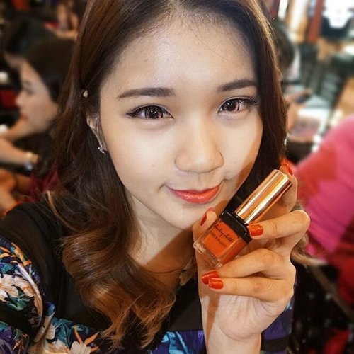 #throwback to @yslbeauteid #aKissToRemember last week~ on my lips was YSL Kiss and Blush #4 💋 I thought it was more to coral but turned out it was more orange.anyway, the event report is now up on #NatashaJSdotcom or you can got to bit.ly/akisstoremember 😊..#NatashaJS #NatashaJSreport #NatashaJSFOTD #NatashaJSMOTD  #VioletBrush #clozetteid #fotd #motd #makeup #beautyblogger #bblogger #YSLbeauty #YSLGoogleGlass #뷰티블로거