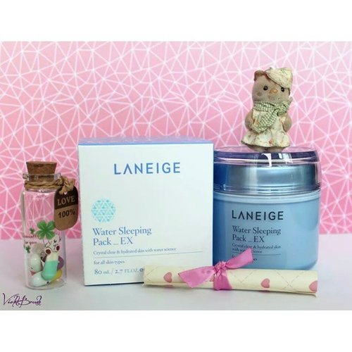 review on Laneige's Water Sleeping Pack is now up on the blog ^^ direct link is on my bio 😊😊#violetbrush #natashajs #clozetteid @clozetteid