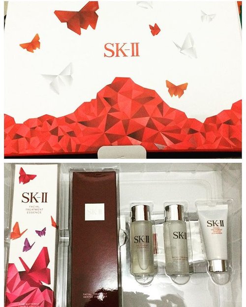 Finally... I can open this box 😍 Thank you so much @femaledailynetwork and @skii Indonesia, sorry just open it now as I just come today to Jakarta. The box is so beautiful ❤️ I love it very much I mean real much 💋❤️😍 #beautyblogger #indonesianlivinginbangkok #clozetteid #starclozetter #skii #femaledailynetwork #beautyreview #beautyjunkie #beautylover #indonesiabeautyblogger #indonesianblogger