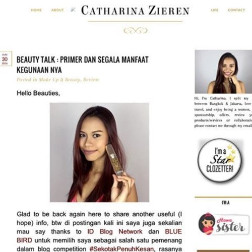 Ahhhhhhhhhh how I miss my blog soooo badly!!! ❤️❤️❤️❤️❤️ I WILL BE BACK!! Very soon... come with much more informative content about beauty and ofcourse MAKEUP (and travel a lil'bit) 😊 
So I open already for Collaboration-sponsorship-endorsement or any work on Makeup. 
Pssstttt... gonna start my Youtube also soon 😉❤️🙏💪🏼🎉 #indonesianbeautyblogger #makeupartistbasedinbangkok #muajakarta #muaindonesia #makeupartistbasedinbangkok #starclozetter #clozetteid #makeup #beautyblogger #makeuplover #makeupartist #bangkok #thailand #jakarta #indonesia #internationalmakeupartist #fantasymakeup #indonesiablogger #bloggerindonesia