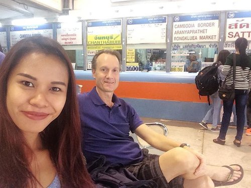 Hello from Ekamai Bus Station... I'm ready to take the bus to Pattaya *excited ❤️👌🏼💃 #blogger #travelblogger #travelgram #indonesianlivinginbangkok #StarClozetter #clozetteID #pattaya #cztravelstory #czXpattaya #beachlife #thailand