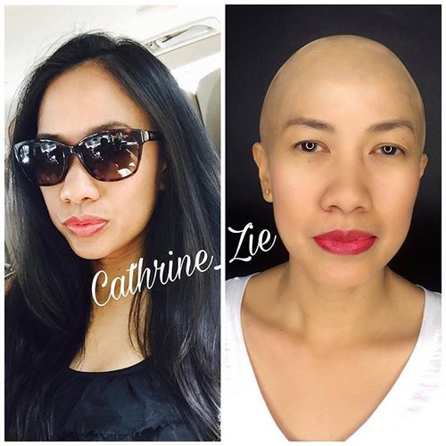 Bald cap special FX class 😊 change this lovely long hair lady into a bald head 😁 
So we know now the power of Makeup ❤️😎 MUA : @cathrine_zie 
Model : @slisa_77

#indonesianlivinginbangkok #like4like #starclozetter #clozetteid #makeup #specialfx #specialfxmakeup #baldcap #baldcapmakeup #baldcapapplication #muaindonesia #scandinavianmakeupacademy #bangkok #thailand #jakarta #indonesia #muaasia #makeupartist #makeuplover #makeupjunkie #profesionalmakeupartist #instagram #instamakeup #instalike