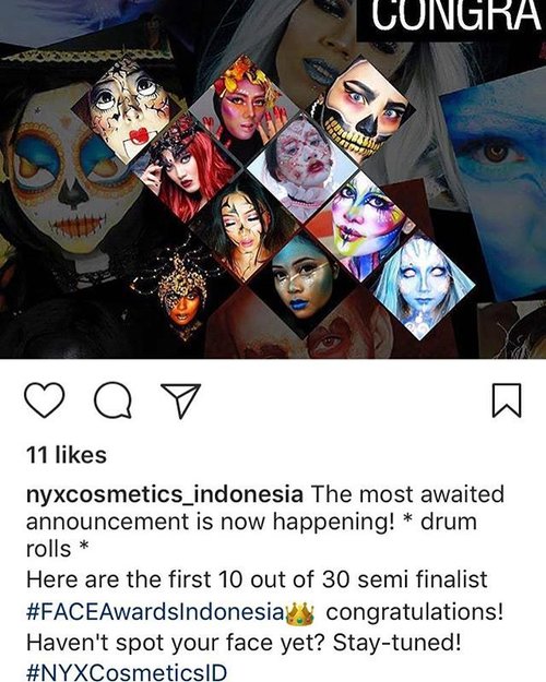 Yassss I made it into top 30 NYX Face Awards Indonesia 2017 @nyxcosmetics_indonesia 
I'm so amaze how my world change because of fantasy makeup, a world that I never knew its exist 😂🤣😁 lol 
Thank you for everyone who support me (i can't mention here, but u guys know who u r 😘), For my amazing model n friend @dream_chanokporn who make justice to this look ❤ U r the most humble soul I ever work with.... thank you for helping me 😘❤ This is not the end.. its another beginning, I can't wait for the next round... Once again humbly I say thank you thank you thank you..... 🙏❤🇲🇨💋🎉✌🏼 SO!!! Any videographer wants to work with me in my studio for my next challenge????? PM me if you interest 😉❤😊 #starclozetter #clozetteid #nyxcosmetics #FACEAwardsIndonesia #NYXCosmeticsID #indonesianlivinginbangkok #indonesianmakeupartist #instamakeup #nyx