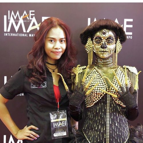 What a journey to create an art from a makeup... last Sunday I'm joining International Makeup Expo 2017 at Jakarta-Indonesia. 
Expect nothing but promise to give my best, and yes 3rd place for Glamour Special FX makeup category. ❤️💋💄
.
.
Thank you everyone for supporting me, thanks to @imaeofficial for giving us a chance to shape our skills. Lets make this Brush battle event bigger n better ❤️
.
.
Thank you for the best makeup school on earth 😍 @smainternational  for always supporting me! See how far I go after just 10months graduated from the school and have ZERO experiences with fantasy makeup 😂💪🏻🙈💄😍❤️
.
.
BIG thanks for @makeuphilde for always (its really always) giving her time to guide me in between her crazy hectic life and makes me believe to my self. ❤️💋
.
.
.
For me the achievement that I got this far is to show to my self that I'm in the right track, nothing comes easy but its not impossible to reach ❤️💋😍😘💄💪🏻🙏🏻🦄
.
.
.
#imaeofficial #IMAE2017 #imaethebrushbattle #starclozetter #clozetteid #indonesianlivinginbangkok #amazingmakeupart #smainternational #makeup #makeupfreak #makeupartist #fantasymakeup #dreambig #like4follow #like4like #indonesia #instamakeup #crazymakeup