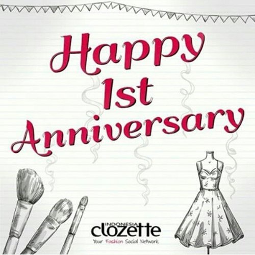 Happy first anniversary @clozetteid 😊 #clozetteid #clozette1stanniversary
@galihpandana @ulfyfadilah @syifahaq