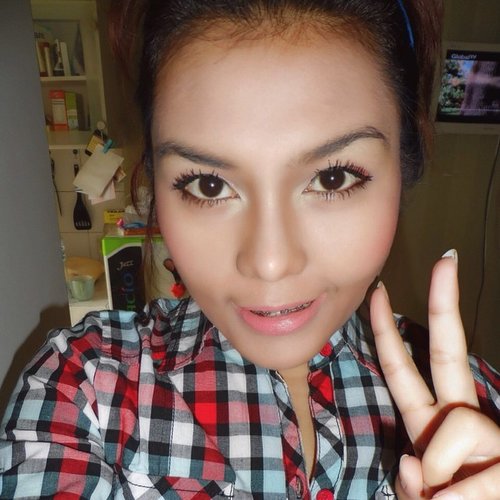 Today's try contouring face, soft look #ClozetteID #makeup