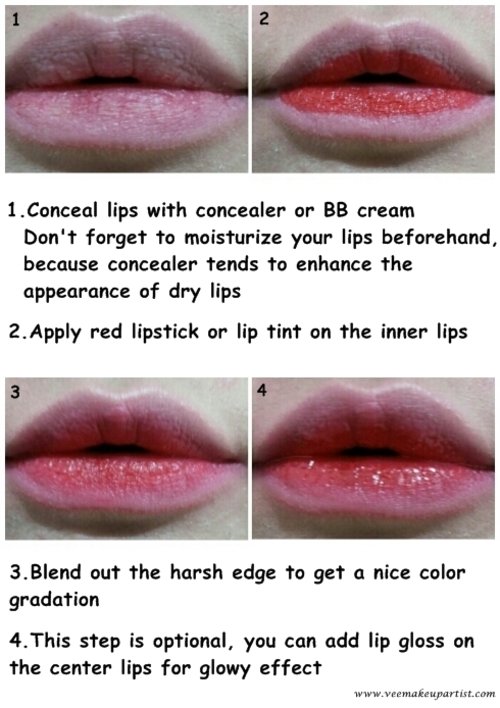 Ombre lips tutorial