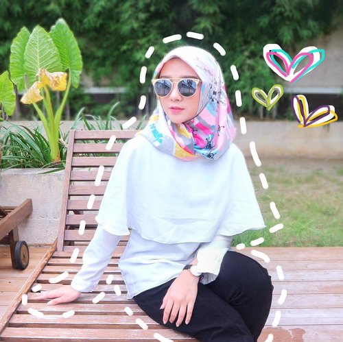 Create your day & design your life! 🍭💕 ..Angelic Top by-- @ootdhijabmurah Tengkyu~ 🌈 .[ #endorse via @sparklemanagement] ..#OOTDayuindriati #clozetteid http://instagram.com/ayuindriati