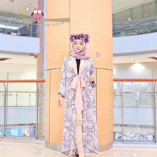 👾 Long Kimono Outer by-- @haideeorlin 👾 ...#OOTDayuindriati #clozetteid http://instagram.com/ayuindriati