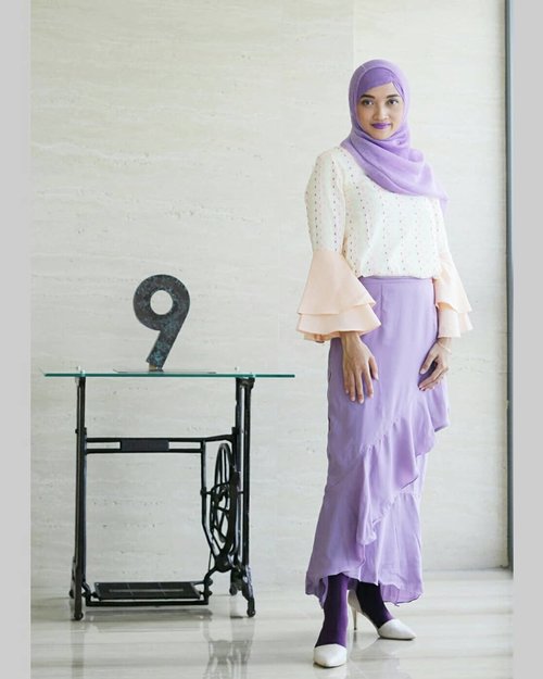 Attending my friend's wedding with this Alya Top from Haba by @bel.corpo love the ruffles🐰🐰..#invitation #ceremony #instawedding #instastyle #instalooks #instagood #instamood #instagram #happydays #fashion #bloggers #fashionposts #style #stylista #stylehijab #styleicon #purplelook #purples #lookbooklookbook #ootd #ootdhijabindo #hotd #hijaboftheday #hijab #vsco #vscocam #belcorpo #clozetter #ClozetteID #FindItOnZalora