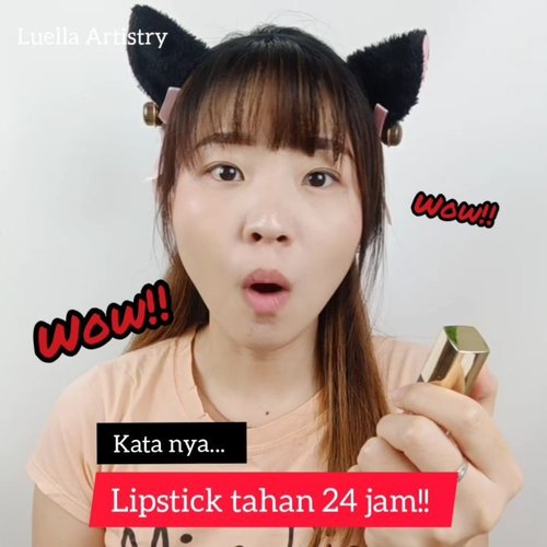 Janji manis si lipstick yg kata nya bisa tahan 24 jam! Tapi kenyataan nya kadang pahit 😂😂 #luellajustforfun .....#luellaartistry #clozetteid #cchannelfellas #tiktokindonesia #tiktokmemes #dagelanindo  #dagelanvideo #dagelanviral