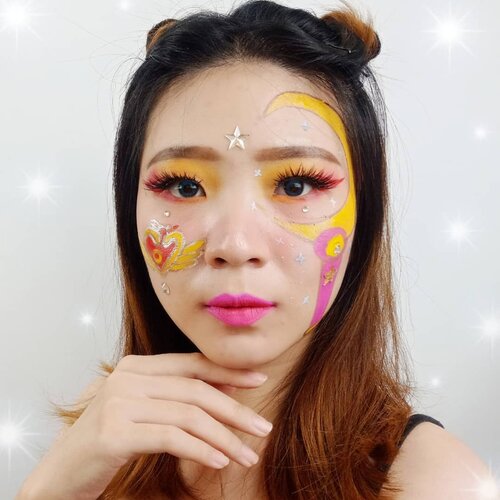 Penasaran deh,  disini ada yg udah pernah nonton ending nya Kartun SailorMoon gak? Yg tau ending nya coba kasih tau dong.  Aku ga pernah tau ending nya gimana 😂😂😂 #luellamakeup..Inspired @r.xhena ...#luellaartistry #sailormoon #sailormooncosplay #ClozetteID #cchannelfellas