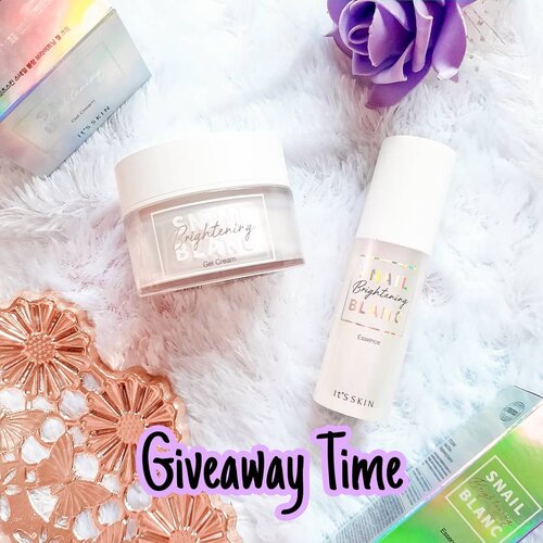 GIVEAWAY ALERT 💕Buat kalian yg kepo sama produk2 @itsskin_official_id , ini waktunyaa untuk mencoba peruntungan kalian 🤣Caranya gampang banget kook :..🌸 Follow Instagram aku, @bandungbeautyvlogger , @itsskin_official_id & @tatasuhadi🌸 Ajak sebanyak – banyaknya temen kamu untuk follow @itsskin_official_id& @tatasuhadi🌸 Like & Komen di post ini, cukup tulis “ Its Skin Snail Blanc Brightening” kemudian mention ke 3 teman kalian🌸 Repost postingan ini ke IG story kalian dan jangan lupa mention aku, @itsskin_official_id @tatasuhadi dan 3 teman kalian yaa🌸 HIGHLIGHT story td dgn judul ItsSkin X Widya🌸 1 kali komen dan share aja biar ga spam🌸 BE ACTIVE di postingan2 kami...Batas comment & share 31 Agustus 2020, pengumuman 1 atau 2 September. Akan ada 2 pemenang dan masing –masing akan mendapatkan produk dari Its Skin (Random), mayan banget kaan 🥰#itsskinindonesia #itsbetterwithitsskin #snailblancbrightening #bandungbeautyvlogger #clozetteID #giveawaybeauty #giveawaymakeup #giveawaycontest #giveawaytime #giveawayindonesia #giveawayindo #widlimgiveaway