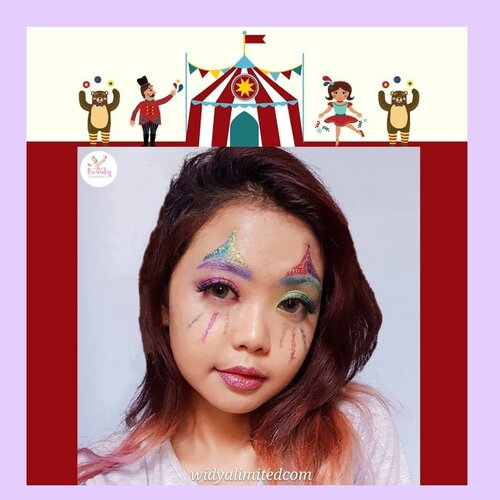 Life is a circus ring, with some moments more spectacular than others.THIS IS MY COLLABORATION WITH @ITSBEAUTYCOMMUNITY "CIRCUS MAKEUP LOOK" - larasgee_- ekaaprilianadewi- yindri661- ajeeengms- uswatunieq - beautyonmebydesimj- fidia.aristina_real- siskapariska- a_mo_y- selvyylt09- widyalimitedcom - kimzee98#itsbeautycommunity#IBC#itsbeautycommunitycollab#IBCollab#IBCCircusmakeup#circusmakeup #widlimselfie #clozetteid