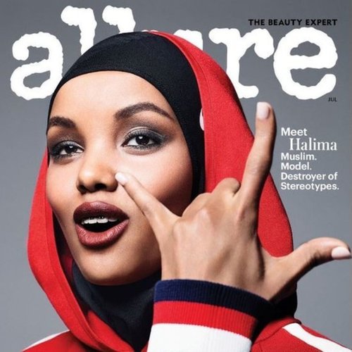 Hijab-wearing model appears on front page of major US magazine - BBC News