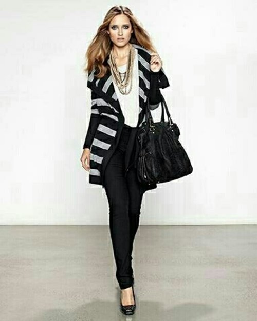 inspiration - nice monochrome outfit