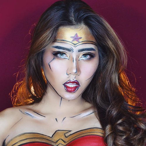 🔥🔥🔥supa hot wonder woman🔥🔥🔥 inspired by mommy @nikkietutorials and every wonder woman pict that I googled

See the make up deeds on my previous post💖
.
📸 SONY A6000
Eyelash from @lashandluxe
Softlens Eye Candy Bulle Blue Gray
.
#ivgbeauty #indobeautygram #wonderwoman #wonderwomanmakeup #nyxcosmetics #nyxcosmeticsid #beautynesiamember #clozette #clozetteid #lagirlindonesia #lagirl #lagirlcosmetics #beautyjunkie #beautyjunkies #instamakeupartist #makeupporn #makeuppower #beautyaddict #makeuptutorial #beautyenthusiast  #makeupjunkie #makeupjunkies #beautyvlogger #wakeupandmakeup #hudabeauty #featuremuas #undiscovered_muas #bretmansvanity #livjunkie #itsmylookbook