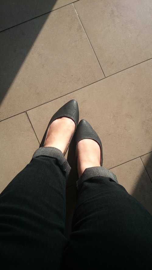  Cotton On black pointed flats shoes. Twinning with my shoes-sister. Steal from the Christian Siriano for Payless version. ONLY cost me 100k.
And I fou... Read more →
