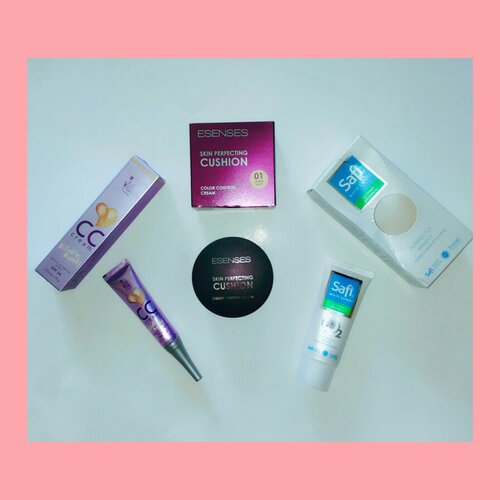 CC Cream with Affordable Price. From Local Brand dan Drugstore.
Latulipe CC Cream Selfie Ready #01
Essence Skin Perfecting CC Cushion Cream #WarmLight
Safi White Expert CC Cream SPF24 PA++
