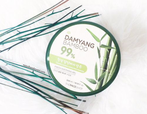 BEAUTY REVIEW: The Face Shop Damyang Bamboo Soothing Gel (English-Indo Language)