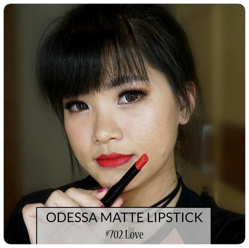 💋💋💋💋💋💋
Odessa Matte Lipstick
No.702 Love

Cek reviewnya di 👇
bit.ly/EB-luci

#BeautiesquadxEternallyBeauty #OdessaCosmetics #EternallyBeauty 
#Beautiesquad #mattelove
#BeautiesquadxEternally
#ClozetteStar #ClozetteID #JogjaBloggirls #bvloggerid  #IndonesianBeautyBlogger #BloggerIndonesia #BeautynesiaMember