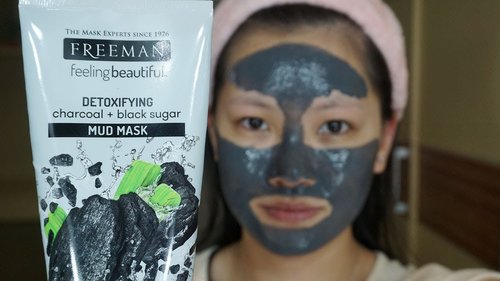 Review Freeman Detoxifying Charcoal Black Sugar Mud Mask - YouTube