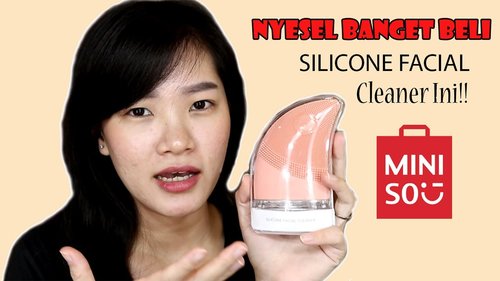 REVIEW MINISO SILICONE FACIAL CLEANSING BRUSH KORNELIA LUCIANA - YouTube