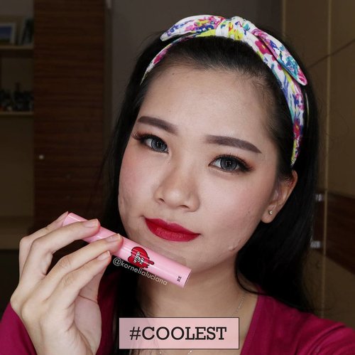#3CETattooLipTint SwatchesCoolestNah kalau yang ini warna merah tapi ada campuran pinknya. Aku suka juga warna ini apalagi kalau dijadikan ombre lips 😁.Beli di @pinpun.shop#ClozetteStar #ClozetteID #LiptintKorea #liptinttahanlama #BeautyBloggerJogja #BeautyInfluencer #JogjaBloggirls #JogjaBeautyBlogger #Indobeautygram #Beautiesquad #GengBvlog #bvlogger #wakeupandmakeup #BloggerIndonesia
