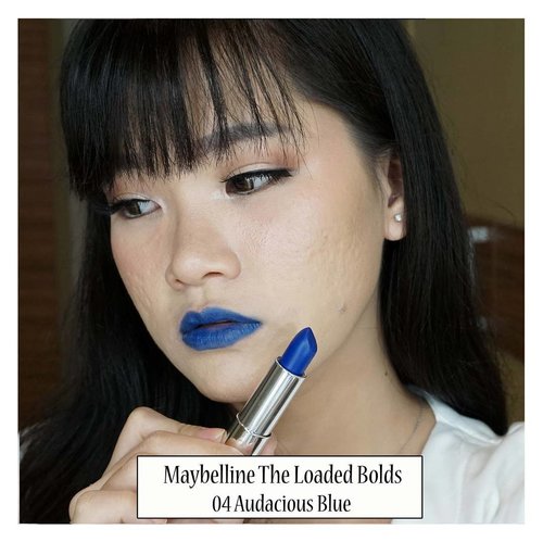 💄
@maybelline The Loaded Bolds - 04 Audacious Blue 💞💞
https://youtu.be/TolucxYiWtM
.
#LucixMNY
#LucixSociolla
#MaybellineIndonesia
#MaybellineLoadedBolds 
#MNYxSociolla
#ClozetteStar #ClozetteID #JogjaBloggirls #bvloggerid #Beautiesquad #IndonesianBeautyBlogger #BloggerIndonesia