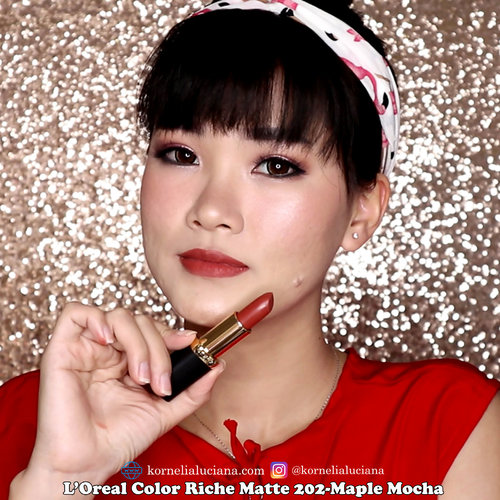 Ini dia salah satu Warna Best Seller L'Oreal Color Riche Matte - 202 Maple Mocha