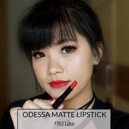 Odessa Matte Lipstick #702 Love
Review lengkapnya ada diblog ya ^_^
http://www.kornelialuciana.com/2017/09/odessa-cosmetics-matte-lipstick.html