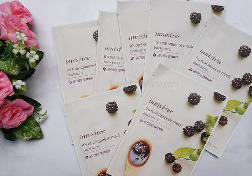 Kornelia Luciana: [Skincare Review] - Innisfree It's Real Squeeze Mask #Blackberry