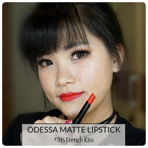 💋💋💋💋💋💋
Odessa Matte Lipstick
No.705 French Kiss

Cek reviewnya di 👇
bit.ly/EB-luci

Atau lihat swatchesnya di 👇
bit.ly/SwatchesOdessaMatteLipstick

#BeautiesquadxEternallyBeauty #OdessaCosmetics #EternallyBeauty 
#Beautiesquad #mattelove
#BeautiesquadxEternally
#ClozetteStar #ClozetteID #JogjaBloggirls #bvloggerid  #IndonesianBeautyBlogger #BloggerIndonesia #BeautynesiaMember