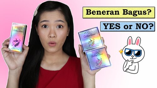 REVIEW POND'S GLITTER GLOW WITH ARCHITA DI KULIT BERMINYAK DAN SENSITIF - YouTube