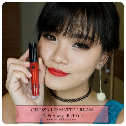 💋💄
Odessa Lip Matte Cream 
Reviewnya ada di 👇
https://youtu.be/cpvN1j0FzbM

Atau baca di blog 👇
bit.ly/EB2-Luci

#BeautiesquadxEternallyBeauty #OdessaCosmetics #EternallyBeauty 
#Beautiesquad #mattelove
#BeautiesquadxEternally
#ClozetteStar #ClozetteID #JogjaBloggirls #bvloggerid  #IndonesianBeautyBlogger #BloggerIndonesia