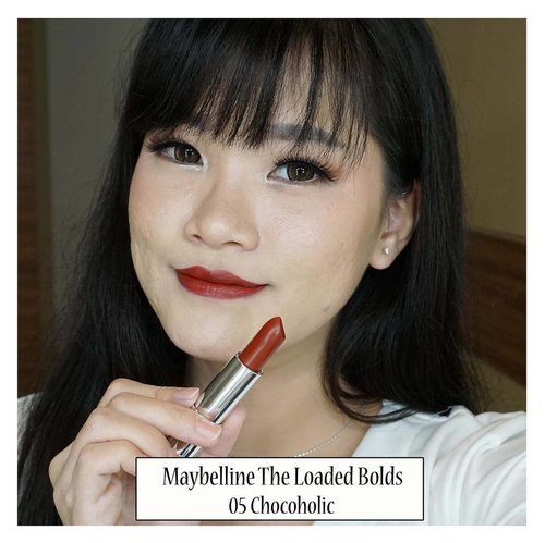 💄
@maybelline The Loaded Bolds - 05 Chocoholi 💞
My favorite 💞
https://youtu.be/TolucxYiWtM
.
#LucixMNY
#LucixSociolla
#MaybellineIndonesia
#MaybellineLoadedBolds 
#MNYxSociolla
#ClozetteStar #ClozetteID #JogjaBloggirls #bvloggerid #Beautiesquad #IndonesianBeautyBlogger #BloggerIndonesia