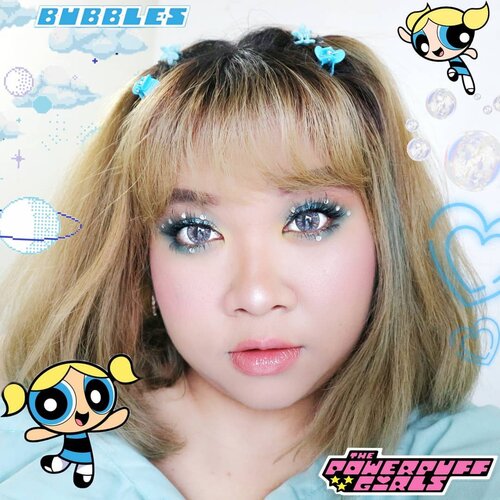 Karena udah bikin Blossom beberapa waktu lalu dan diriku gabut. Jadi aku bikin Bubbles juga. Kenapa tidak
Harusnya senyum yak jadi Bubbles wkwkwkwkw. Jutek amat 
#powerpuffgirls
#bubblespowerpuffgirls #bubbles #instamakeup #Clozetteid #selflove #makeup #makeuplooks