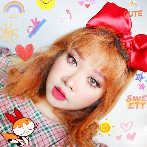 Sugar, spice and everything nice! But whoops! Chemical X was added too 💕✨.
.
.
So my hair turned orange lmao and I just had to! Blossom best girl! I've always want to be her since I was a kid. Here I am! I was also inspired by one of @imawonder
drawing of Blossom! But I didn't add freckles because I don't think it suits me hehe. Her drawing is amazing, go check them out!
.
There are 3 things I had to admit when I do this makeup
First, my skin is acting up, the texture gone so bad so yea, I edited my skin a little. 
Second, my concealer is way too light and I did not realize it until I took the pic. Never do ur makeup with lights off okay? 🤣🤣🤣
Third, I actually wore brown contacts, the pink is edited. 
Yea I know I cheated a lot but I do this for fun anyway. So yea, I don't look like this in real life. Everyone has flaw. Especially me hahahahaha
#powerpuffgirls
#blossompowerpuffgirls #instamakeup #Clozetteid #selflove #makeup #makeuplooks