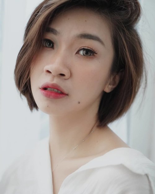 Ketika ku mulai kangen rambut pendek itu..🥰🥰 #shantyhuang #beauty #shorthair #selfie #selca #Clozetteid #Clozettedaily #instagood #instadaily