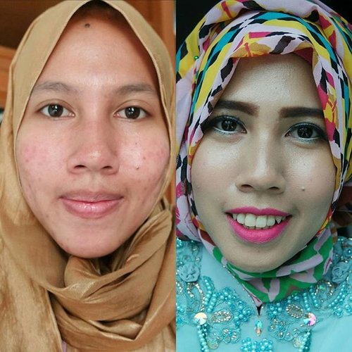 Ceritanya transformation dari sebelum dan sesudah dandan.. #advday4 #sociollachallenge #mybeautyadventure #sociolla #utamaspice #makeup #beautybloggerindonesia #beautyblogger #clozetteid #chichijab