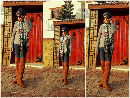 Another checked wishlist. Over knee boots ! Woohooo !! Thanks my husband for the gift, you always know what i want 😍😍😍😍. Semoga rezeki nya tambah dilancarkan, aamiin. #overkneeboots #fallfashion #boots #highkneeboots #suedeboots #fashion #chichijab #fashionhijab #hijabfashion #falloutfits #clozetteid #blogger #beautyblogger #beautybloggerid #indonesiabeautyblogger #morocco