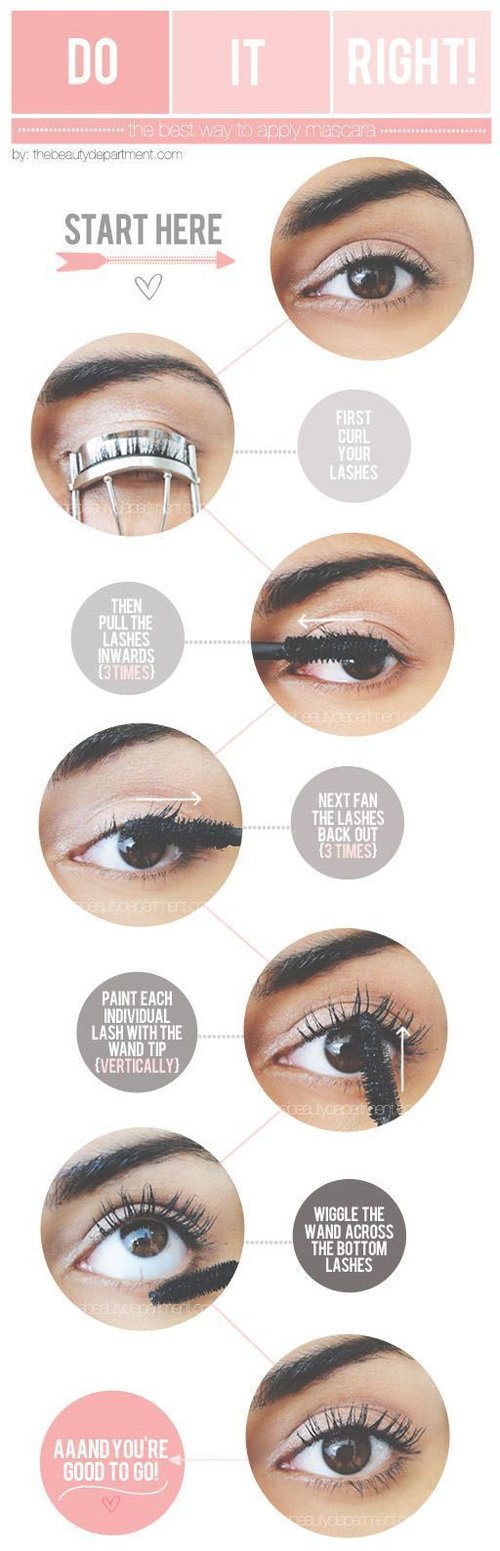  tutorial mascara trick for short eyelashes