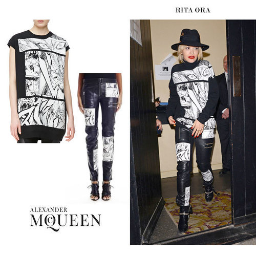 Celebrities Wearing Alexander McQueen #6 - Rita Ora