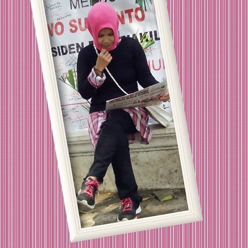 #ClozetteID #PeduliLewatSelfie #pink #pinky #lovely #joy #pictoftheday #hijaber #muslimgirl #fashion #lover #shoes  #passion