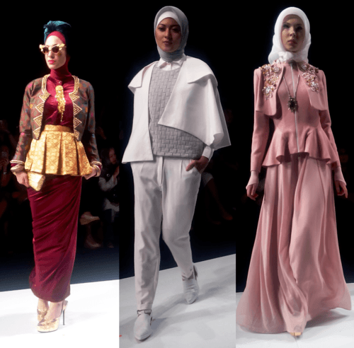 Parade Tren 4 Brand Busana Hijab di Jakarta Fashion Week