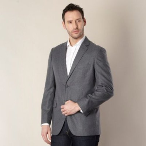 Thomas Nash Grey button plain blazer- at Debenhams.com